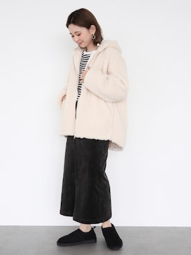 「AMERICAN HOLIC（アメリカンホリック）のアイテム（その他アウター）」を使った、kana¨̮*さん（レディース・161cm）の秋コーディネート
