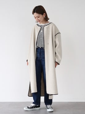 「AMERICAN HOLIC（アメリカンホリック）のアイテム（その他アウター）」を使った、kana¨̮*さん（レディース・161cm）の秋コーディネート