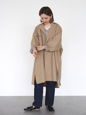 「AMERICAN HOLIC（アメリカンホリック）のアイテム（その他アウター）」を使った、kana¨̮*さん（レディース・161cm）の秋コーディネート