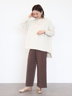 「Disney（ディズニー）のアイテム（パンツ）」を使った、kana¨̮*さん（レディース・161cm）の秋コーディネート