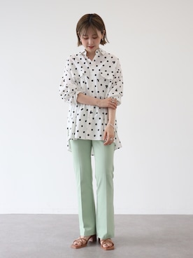 「Disney（ディズニー）のアイテム（アクセサリー）」を使った、kana¨̮*さん（レディース・161cm）の春コーディネート