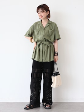 kana¨̮*さん（レディース・161cm）の夏コーディネート