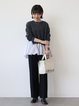 kana¨̮*さん（レディース・161cm）の冬コーディネート