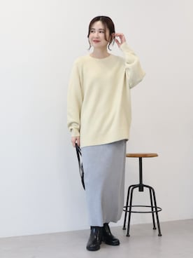 「アイテム（スカート）」を使った、kana¨̮*さん（レディース・160cm）の冬コーディネート