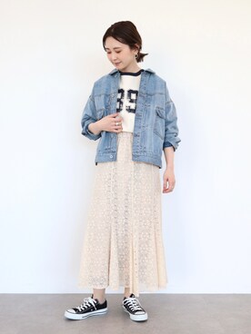 kana¨̮*さん（レディース・161cm）の春コーディネート