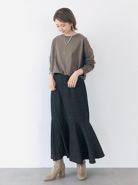 「ぺプラム」｜「アイテム（その他）」を使った、kana¨̮*さん（レディース・161cm）の夏コーディネート