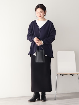 「アイテム（Tシャツ/カットソー）」を使った、kana¨̮*さん（レディース・160cm）の冬コーディネート