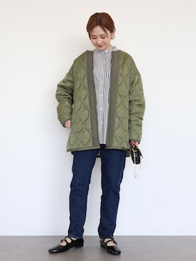 「マムジーンズ」｜kana¨̮*さん（レディース・161cm）の秋コーディネート