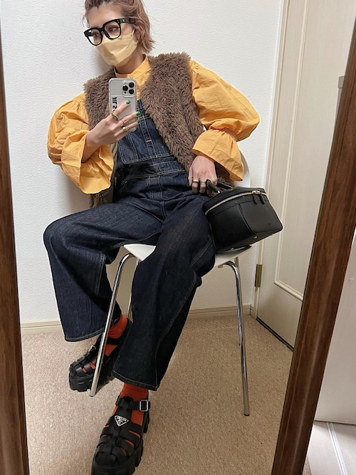 SLOBE IENA（スローブイエナ）の「LE DENIM BIG オーバーオール