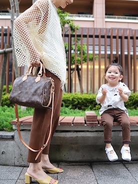 「こども ビームス（コドモビームス）のアイテム」を使った、maikoさん（レディース・161cm）の夏コーディネート