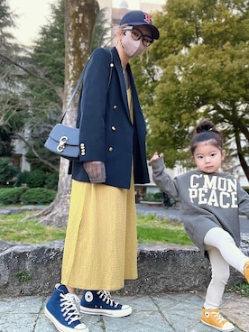 「4youstory（フォーユーストーリー）のアイテム（ワンピース）」を使った、maikoさん（レディース・161cm）の春コーディネート