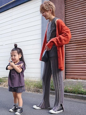 「amini（アミニ）のアイテム」を使った、maikoさん（レディース・161cm）の秋コーディネート