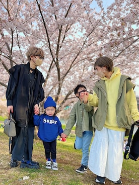 「CFT.（シフト）のアイテム（ワンピース/ドレス）」を使った、maikoさん（レディース・161cm）の春コーディネート