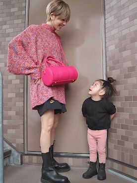 「NIKE(ナイキ)のアイテム(その他パンツ)」を使った、maikoさん(レディース・161cm)の秋コーディネート