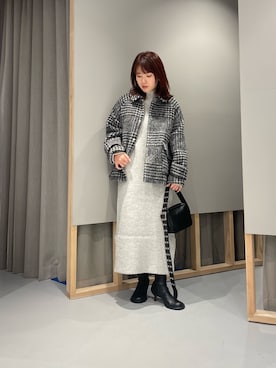 「quartierglam」｜misakiさん（レディース・157cm）の冬コーディネート