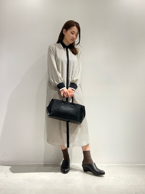 LOVELESS ラインクレリックシャツドレス ワンピース｜レディース