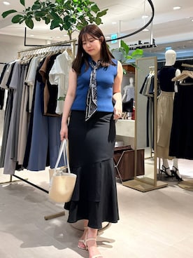 「Andemiu（アンデミュウ）のアイテム」を使った、andemiu_mayaさん（レディース・165cm）の夏コーディネート