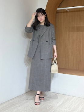 「Andemiu（アンデミュウ）のアイテム（バッグ）」を使った、andemiu_mayaさん（レディース・165cm）の春コーディネート