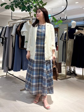 「Andemiu（アンデミュウ）のアイテム」を使った、andemiu_mayaさん（レディース・165cm）の夏コーディネート