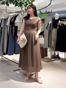 「Andemiu（アンデミュウ）のアイテム」を使った、andemiu_mayaさん（レディース・165cm）の夏コーディネート