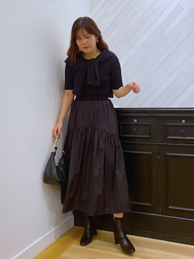 「アイテム（アンサンブル）」を使った、andemiu_mayaさん（レディース・165cm）の秋コーディネート