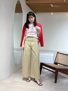 「GOOD ROCK SPEED（グッドロックスピード）のアイテム」を使った、andemiu_mayaさん（レディース・165cm）の春コーディネート