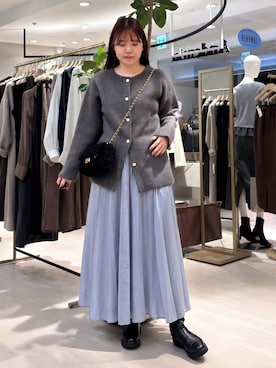 「Andemiu（アンデミュウ）のアイテム」を使った、andemiu_mayaさん（レディース・165cm）の秋コーディネート