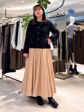 「Andemiu（アンデミュウ）のアイテム」を使った、andemiu_mayaさん（レディース・165cm）の秋コーディネート