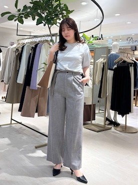 「Andemiu（アンデミュウ）のアイテム（バッグ）」を使った、andemiu_mayaさん（レディース・165cm）の春コーディネート