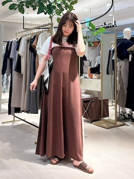 「Andemiu（アンデミュウ）のアイテム」を使った、andemiu_mayaさん（レディース・165cm）の夏コーディネート