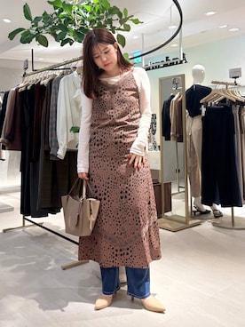 「Andemiu（アンデミュウ）のアイテム」を使った、andemiu_mayaさん（レディース・165cm）の夏コーディネート