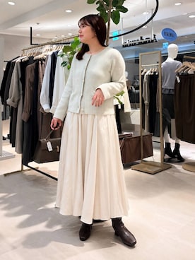 「Andemiu（アンデミュウ）のアイテム」を使った、andemiu_mayaさん（レディース・165cm）の秋コーディネート