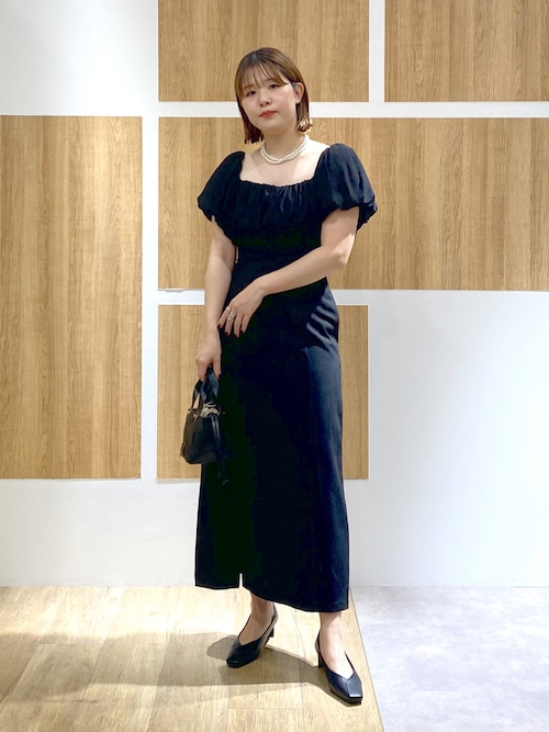 セール】【藤原 望未コラボ】デコルテ魅せオフショルIライン