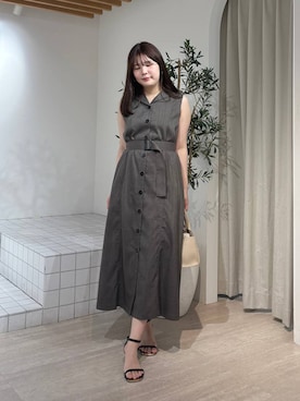 「Andemiu（アンデミュウ）のアイテム（バッグ）」を使った、andemiu_mayaさん（レディース・165cm）の春コーディネート