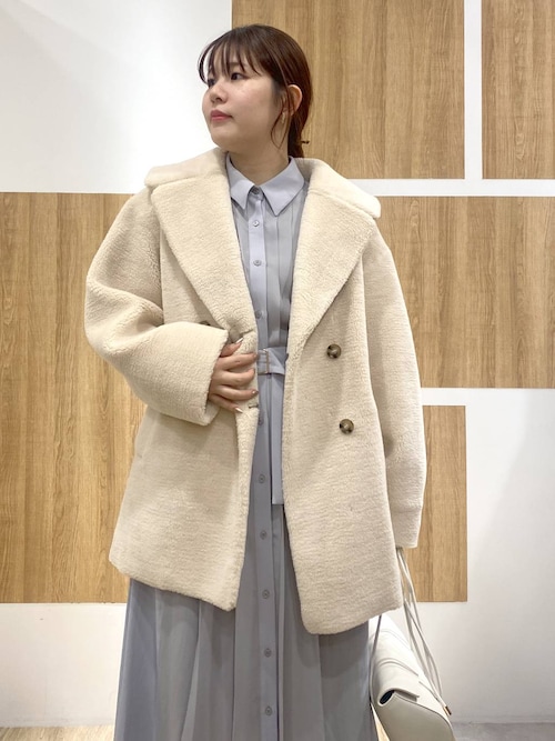セール】ボアハーフコート126675（ピーコート）｜Andemiu