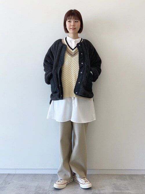 Samansa Mos2 Blue Pressアカユズ さんのノーカラージャケットを使ったコーディネート Zozotown