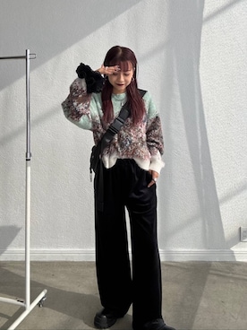 「アイテム（リング）」を使った、MIKUさん（レディース・159cm・20代）の秋コーディネート