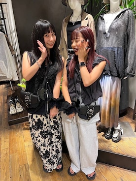 「アイテム（バレッタ/ヘアクリップ）」を使った、MIKUさん（レディース・159cm・20代）の夏コーディネート
