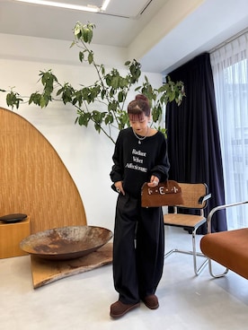 「JEANASIS（ジーナシス）のアイテム」を使った、MIKUさん（レディース・159cm）の秋コーディネート