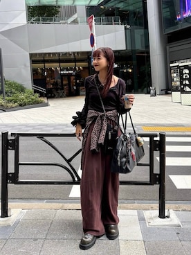 「アイテム（キーホルダー）」を使った、MIKUさん（レディース・159cm・20代）の夏コーディネート