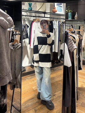 「アイテム（スマホグッズ）」を使った、MIKUさん（レディース・159cm）の秋コーディネート