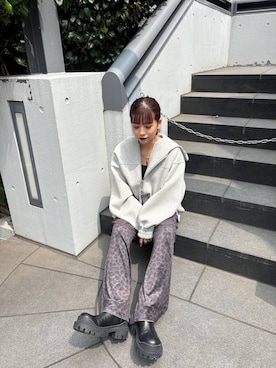 「アイテム（リング）」を使った、MIKUさん（レディース・159cm・20代）の秋コーディネート