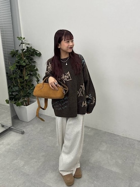 「アイテム（リング）」を使った、MIKUさん（レディース・159cm・20代）の冬コーディネート