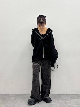 「アイテム（バックパック/リュック）」を使った、MIKUさん（レディース・159cm・20代）の秋コーディネート