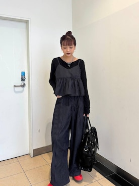 「キャミソール」｜MIKUさん（レディース・159cm・20代）の秋コーディネート