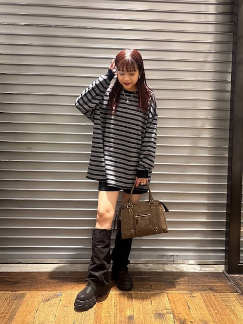 JEANASIS ブーツ ルーズFITロングブーツ/581263 レディース