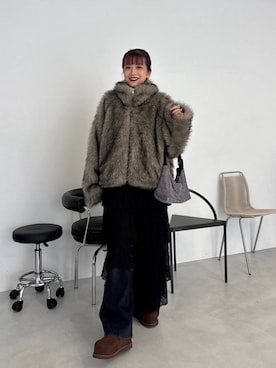 「アイテム（その他シューズ）」を使った、MIKUさん（レディース・159cm）の秋コーディネート