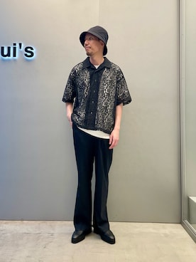 「Lui's（ルイス）のアイテム（ブーツ）」を使った、タシロさん（メンズ・175cm）の夏コーディネート