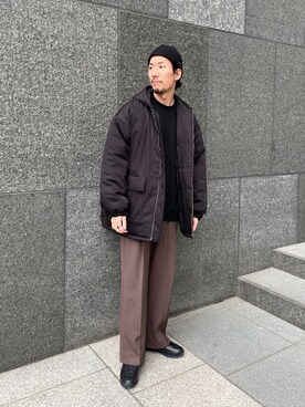 「シリス」｜タシロさん（メンズ・175cm）の冬コーディネート