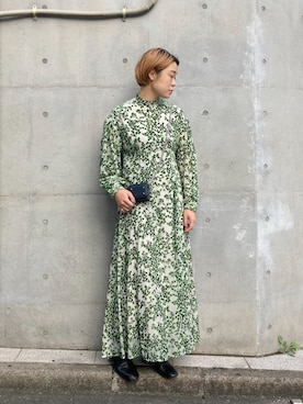 「CLANE（クラネ）のアイテム（ワンピース/ドレス）」を使った、MIDWEST FUJIIさん（レディース・160cm）の秋コーディネート